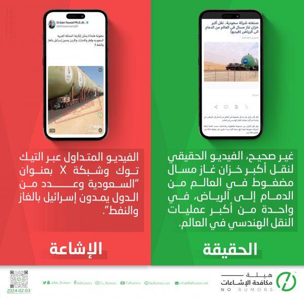 السعودية تكذب شائعة مد اسرائيل بالغاز والنفط عبر الاردن