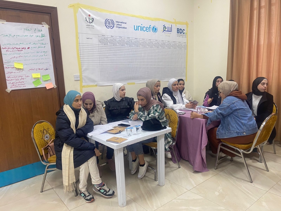 انطلاق فعاليات مشروع إسع أندية البحث عن العمل BDC  في مركز شباب كفرخل.