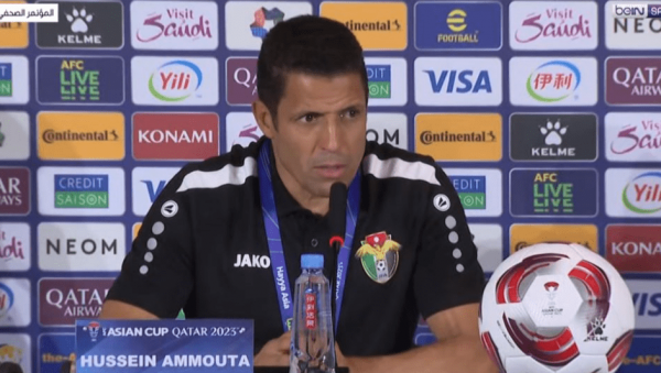 عموتا: الحماس والروح لا يكفيان للفوز .. والنشامى جاهزون