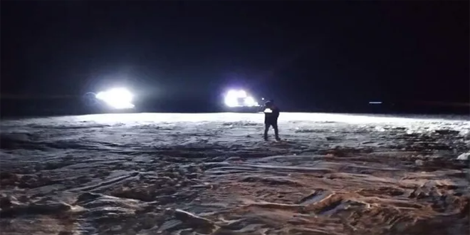 تحطم مروحية روسية من طراز مي 8 في بحيرة أونيغا شمال غرب روسيا