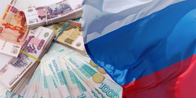 ارتفاع سعر صرف الدولار واليوان مقابل الروبل