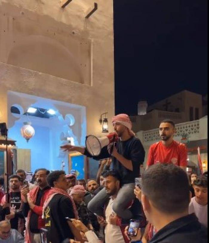 سوق واقف يتصدر منصات التواصل .. الجماهير الأردنية تخطف الأنظار في قطر