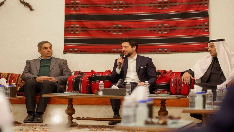 ولي العهد من المفرق: موقفنا ثابت تجاه فلسطين ومستمرون بتقديم الدعم