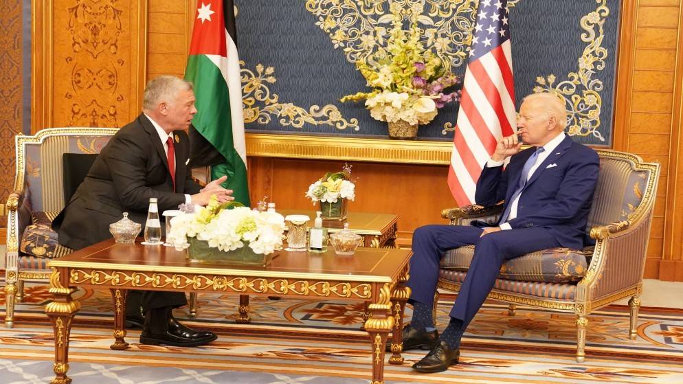 بايدن يستضيف الملك في البيت الأبيض في 12 شباط لبحث الحرب على غزة