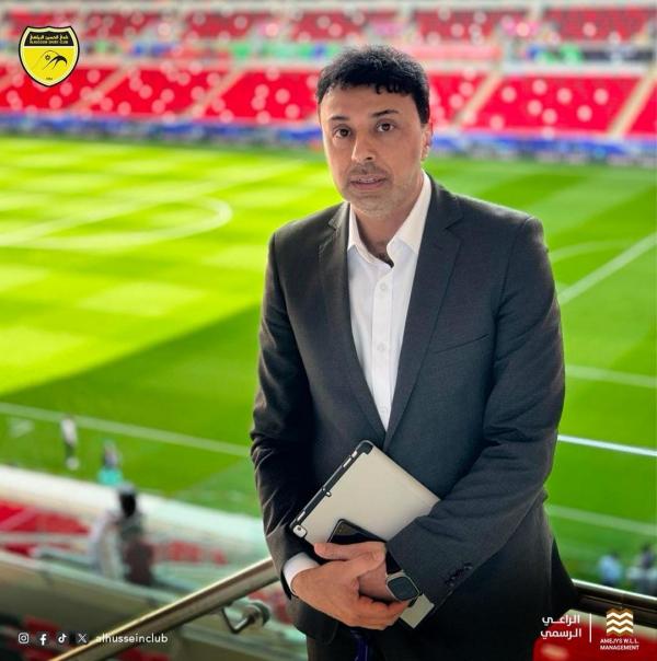 جمال محمود مدربا لكرة الحسين