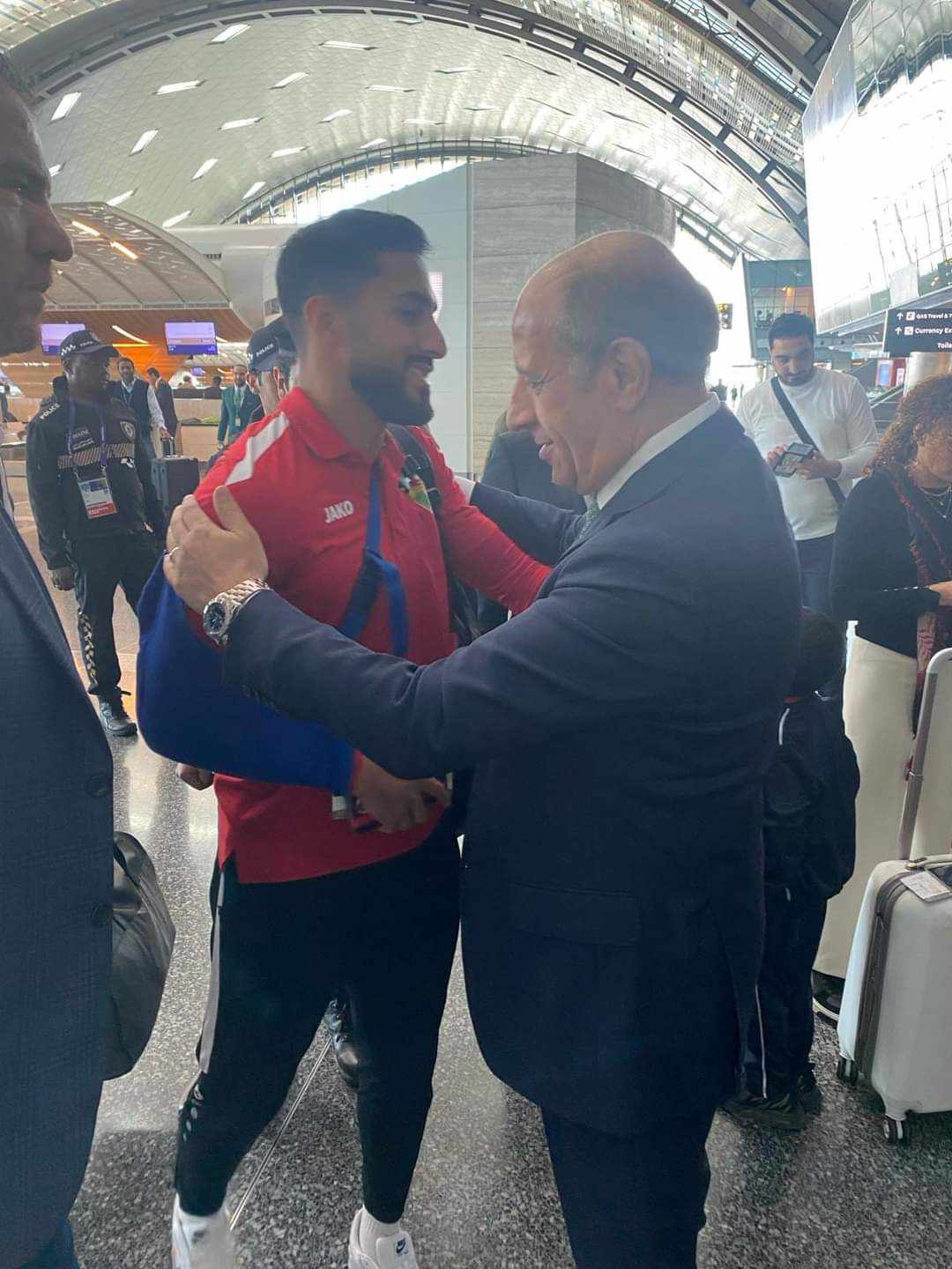 اللوزي من قطر  يودع منتخب النشامى