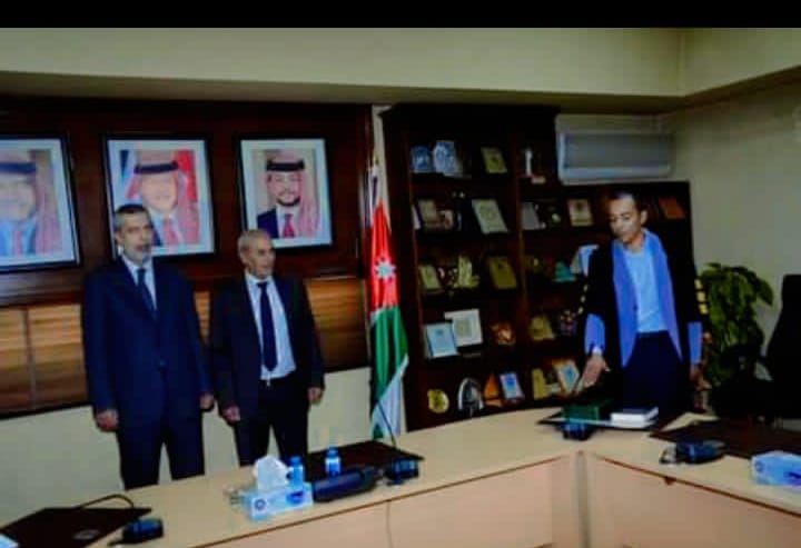 الجبور يهنئ نايف فهد الخريشا بأداء القسم القانوني  لمزاولة مهنة المحاماة