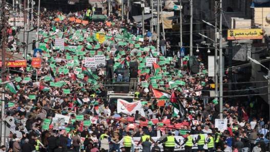 انطلاق مسيرات في محافظات المملكة تندد بالعدوان الإسرائيلي المستمر على غزة