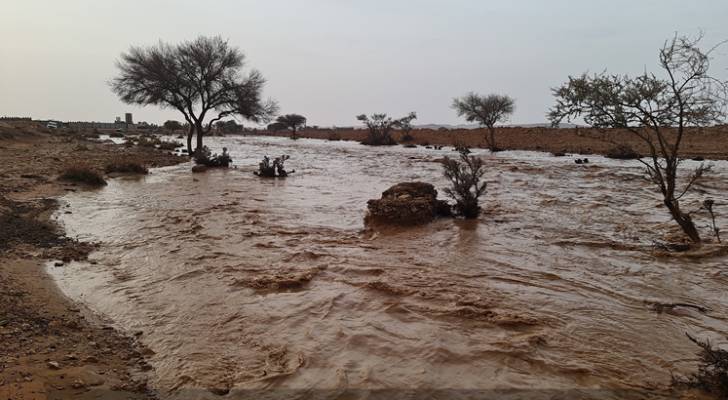 طقس العرب: تحذيرات من السيول بالبادية والغبار الثلاثاء