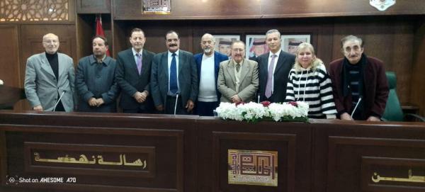 شاكر حداد يحاضر عن الاذاعة الاردنية