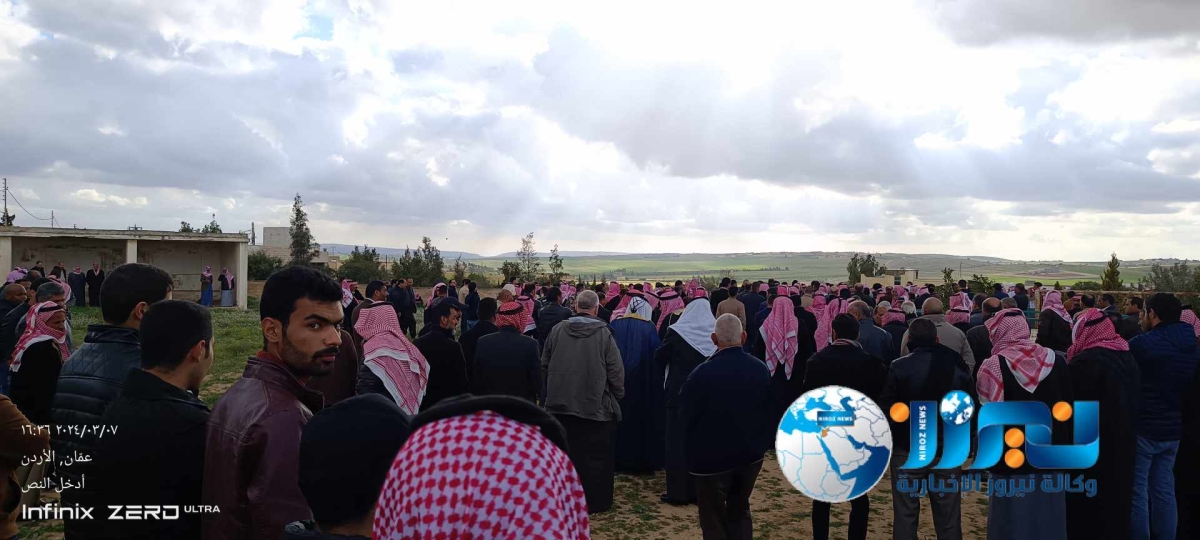 قبيلة بني صخر تشيع جثمان أحد رجالاتها الشيخ علي عضوب الزبن في قرية نتل....صور