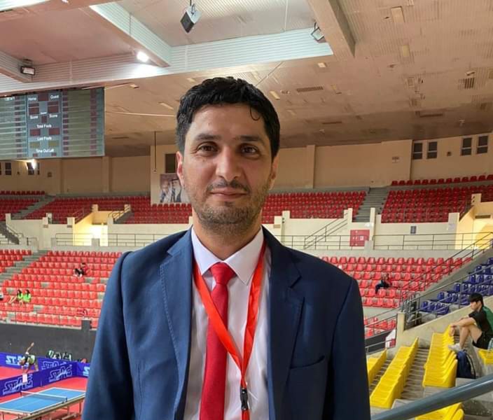 الجعافرة أميناً عاماً لاتحاد غرب آسيا لكرة الطاولة