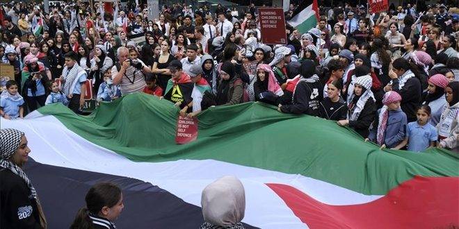 احتجاج داخل مجلس النواب الأسترالي بسبب دعم الحكومة الأسترالية للإبادة الجماعية الصهيونية في غزة