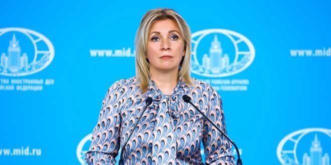 زاخاروفا: تصريحات رئيسة الوزراء البريطانية السابقة تحريض مباشر على الإرهاب