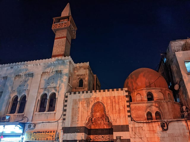 جامع تنكز الأثري بدمشق.. أحرقه الفرنسيون وبقيت المئذنة والمحراب (صور)