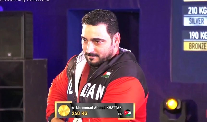 3 ذهبيات وفضيتان حصيلة الأردن في كأس العالم لرفع الأثقال البارالمبي
