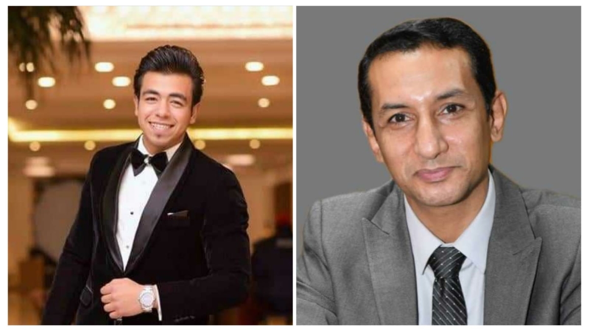 الدكتور مينا يوحنا يمنح مصمم جرافيك المشاهير إسلام بسيوني شهادة التميز والإبداع للتميز الفكري والأدبي
