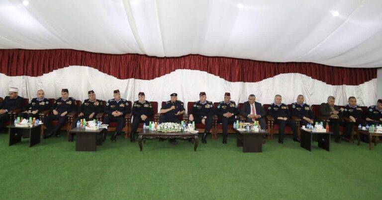 مدير الأمن العام ينقل تحيات جلالة القائد الأعلى إلى منتسبي الدفاع المدني