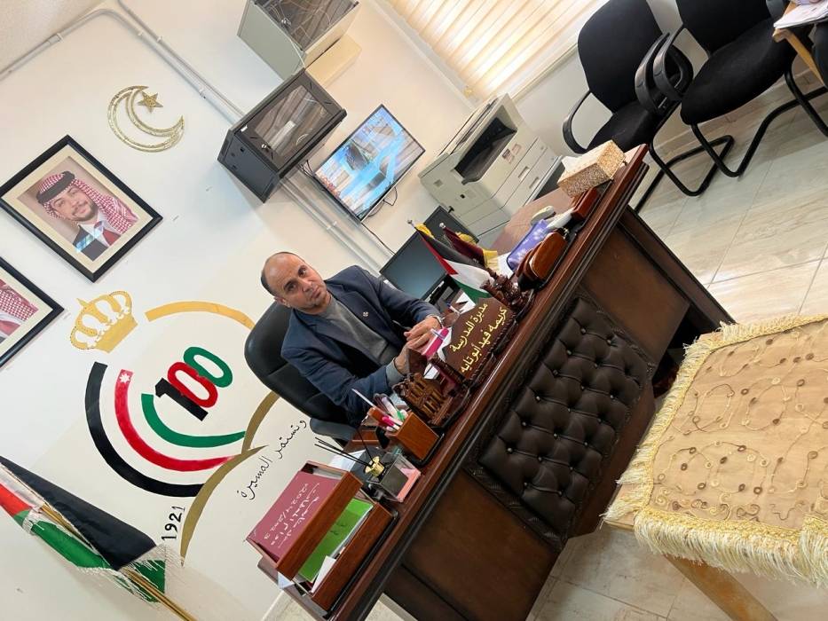 النعيمات يتفقد الواقع التربوي في مدارس  قضاء الجفر .