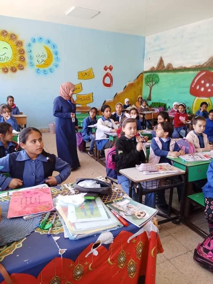 الزبن تتفقد مدارس أم بطمة الثانوية المختلطة والمستحدثة