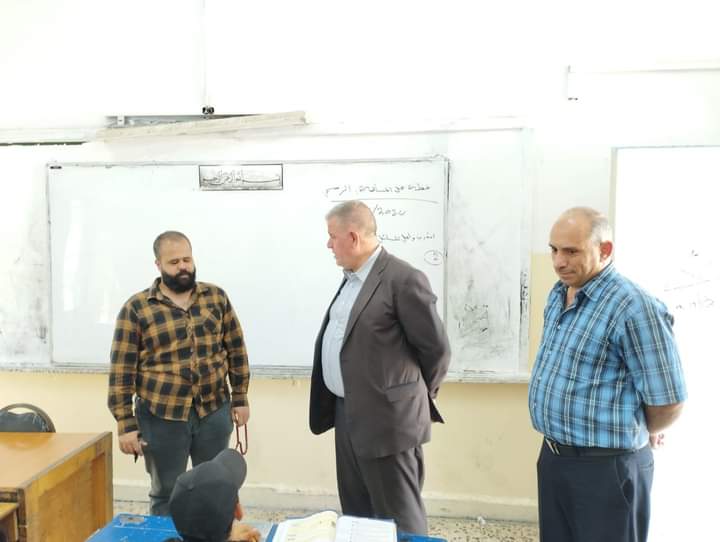 الروابدة يتفقد مدرسة كفرالماء الأساسية للبنين الدوام المسائي في لواء الكورة