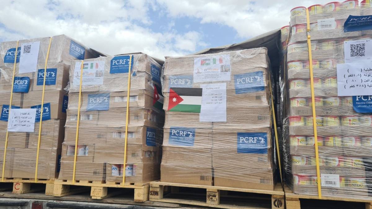 ارسال دفعة جديدة من حليب أطفال الخدج من المستشفى التخصصي الى قطاع غزة