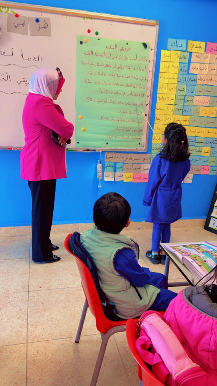 الرحيلة تشارك طلبة مدرسة أم العساكر الأساسية المختلطة فعاليات الطابور الصباحي