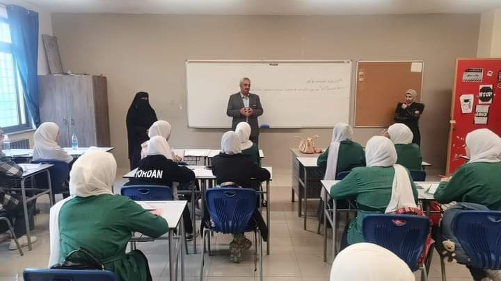 مدير الشؤون التعليمية في تربية الكورة بزيارة تفقدية لمدرسة أم معبد الخزاعية