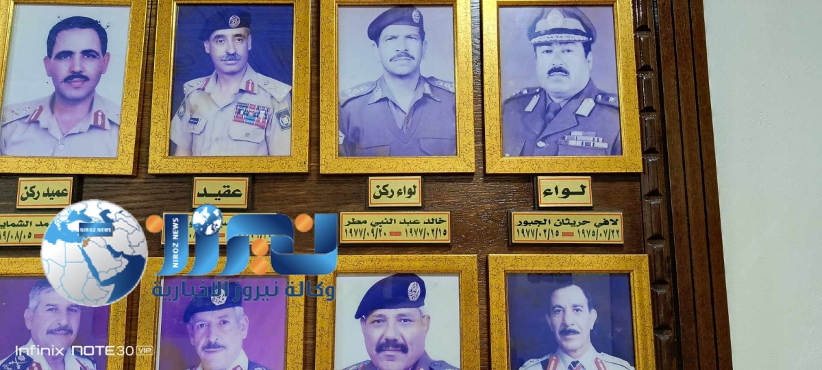 اللواء لافي حريثان الجبور اول ضابط كان له الشرف بقيادة  المنطقة العسكرية الجنوبية