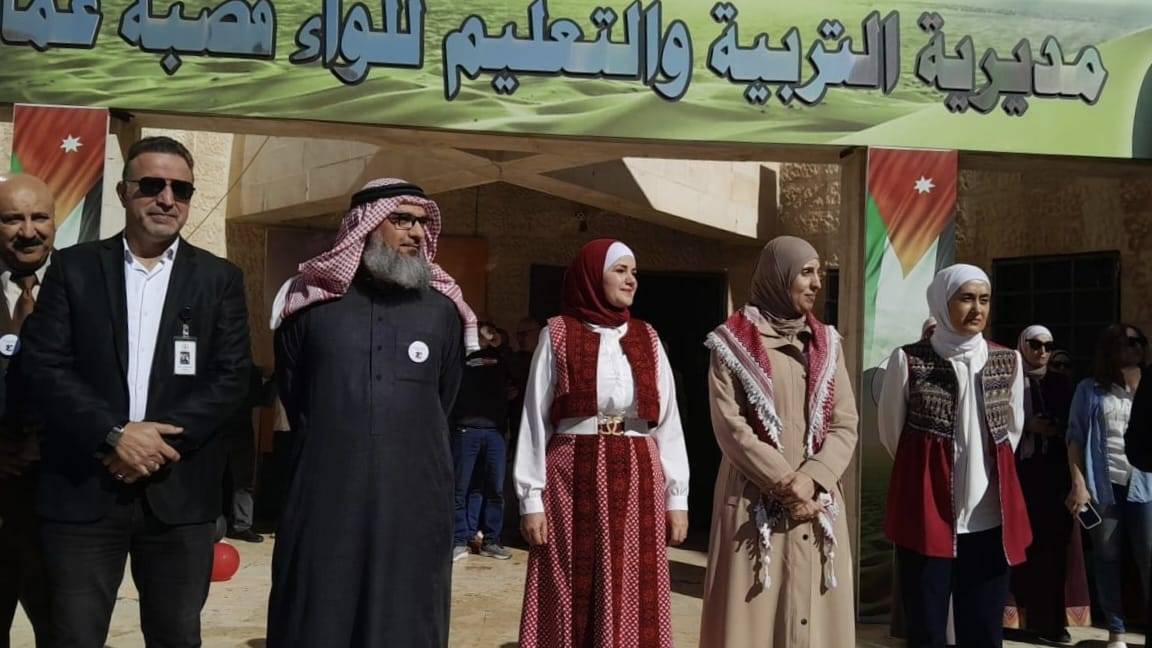 تربية قصبة عمان تحتفل بيوم العلم الاردني