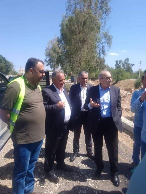 وزير الأشغال يزور بلدية معدي الجديدة
