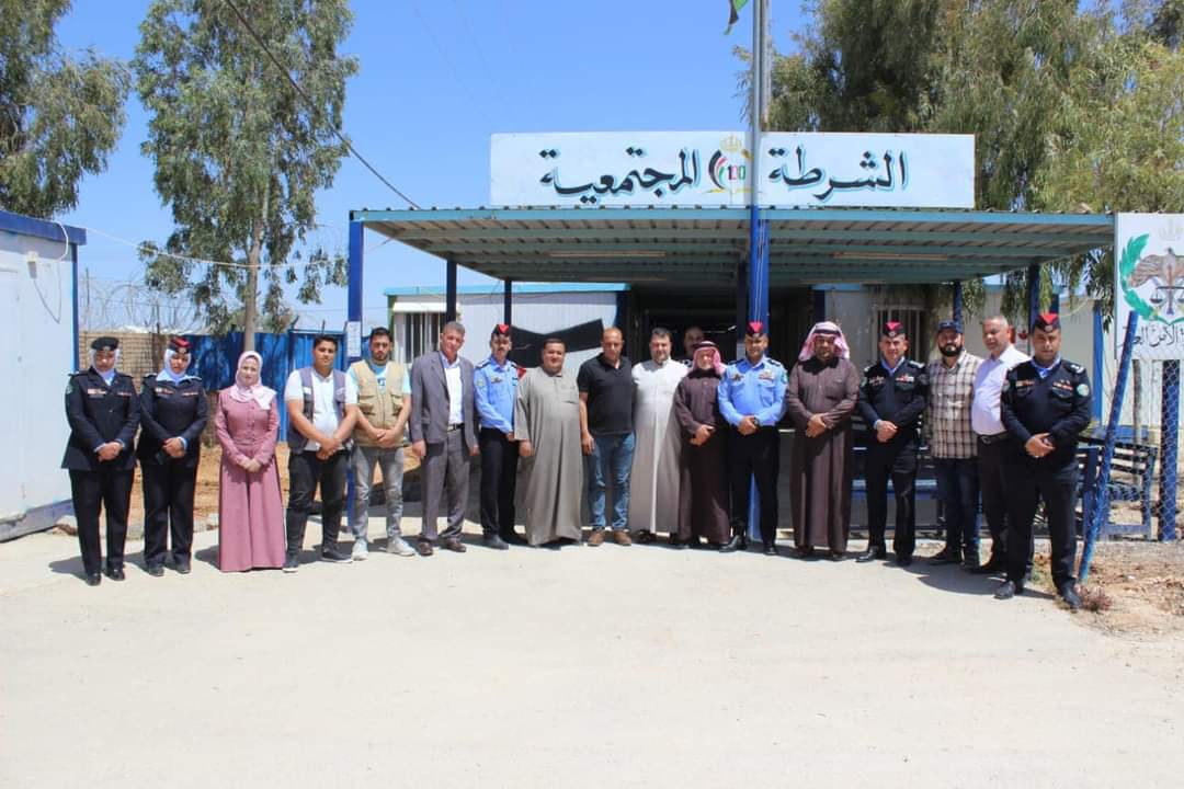 جانب من أنشطة الشرطة المجتمعية في مديرية شؤون اللاجئين السوريين