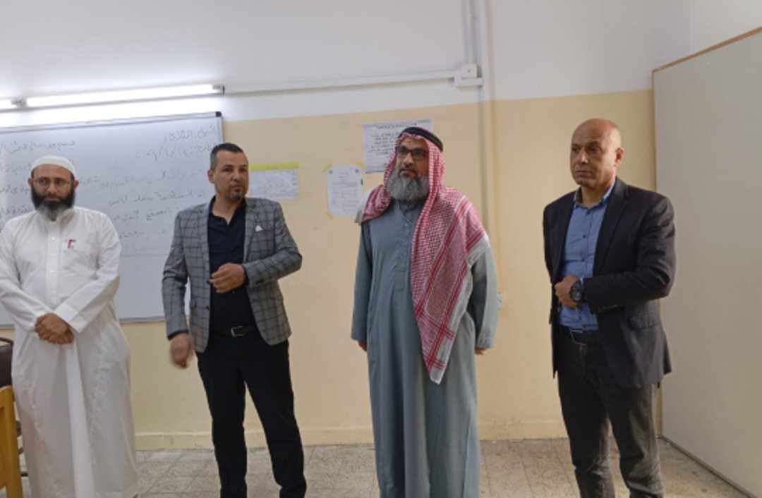 العطيوي يتفقد مدرستي كلية الحسين الثانوية ورغدان الثانوية للبنين