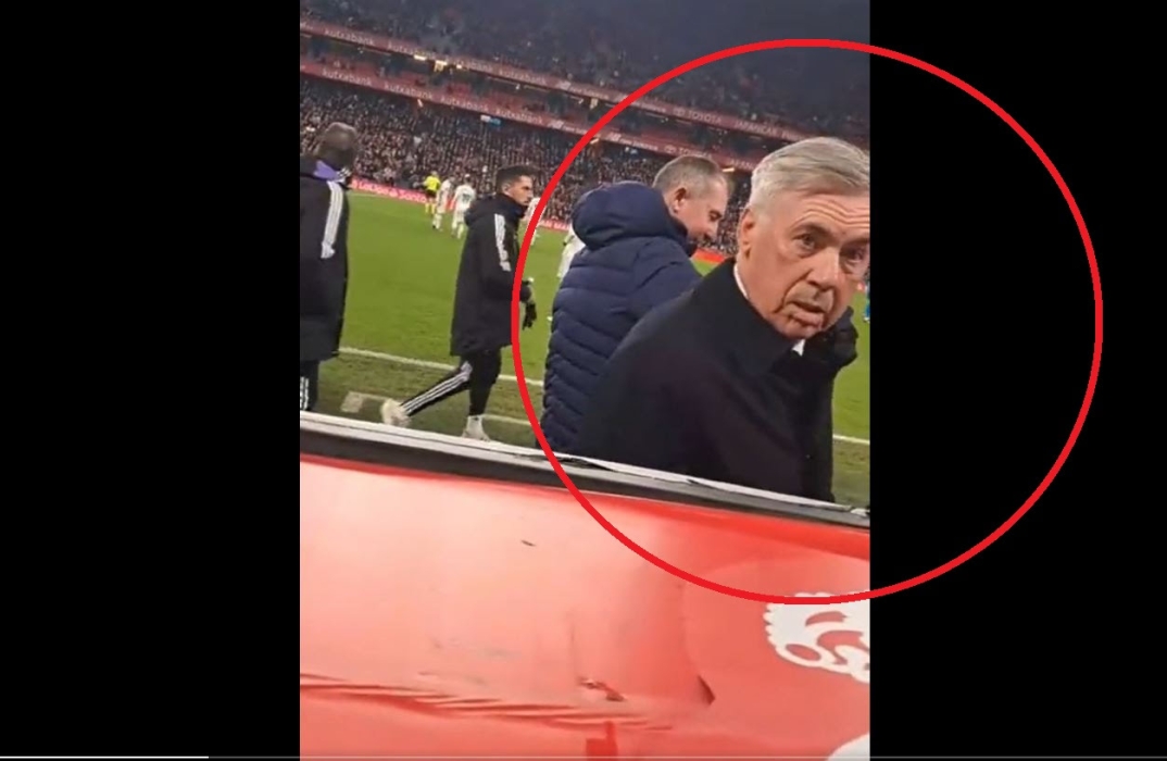 مشجع مغربي  يطلب من أنشيلوتي حبة علكة.. وهكذا ردّ مدرب ريال مدريد!