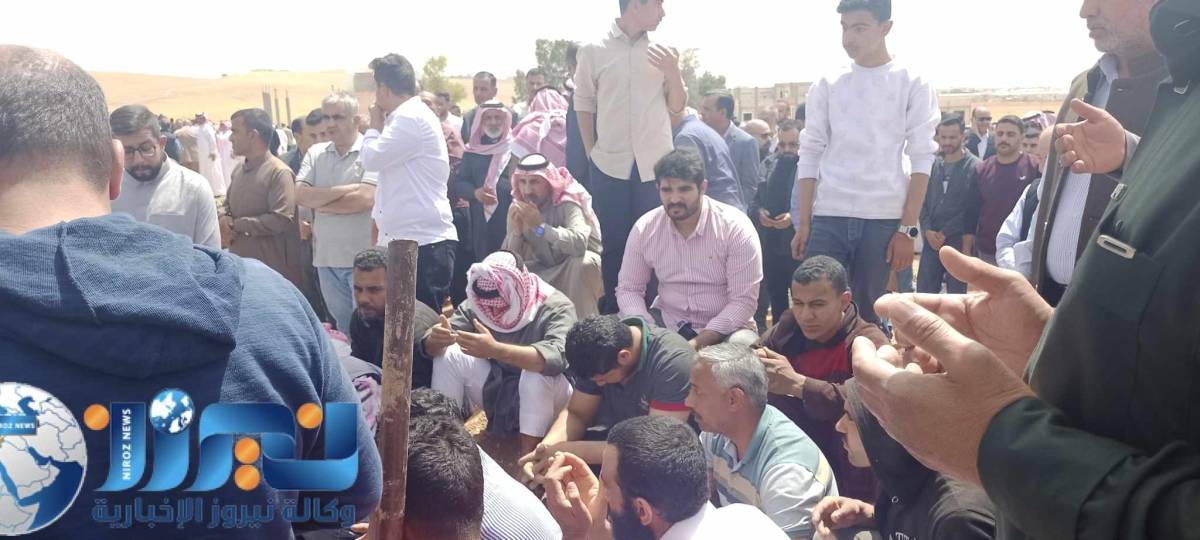 أبناء قبيلة بني صخر  يشيعون  جثمان العقيد المتقاعد بسام شامان  الزهير  في النقيرة  ...صور