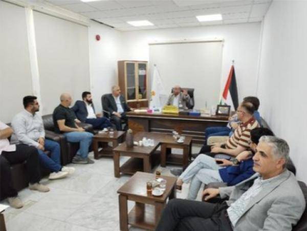 اجتماع يبحث تنفيذ اليات عمل جديدة لمشروع صرف صحي بلدة المغير بإربد