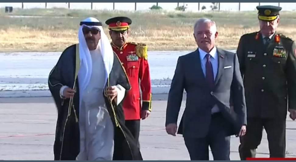 الشيخ هزاع العيسى يرحب بضيف الاردن الكبير سمو الشيخ مشعل الاحمد الجابر الصباح