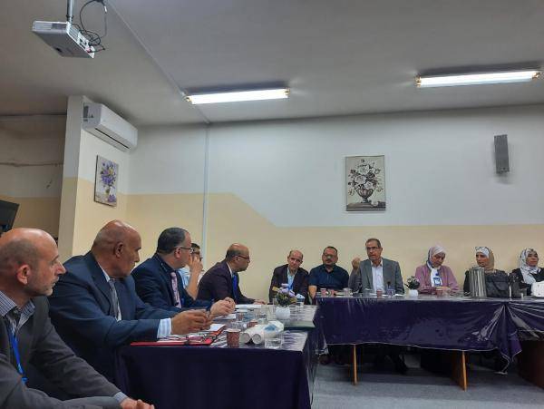 غزلان يترأس اجتماعاً للمشرفين التربويين في لواء بني كنانة