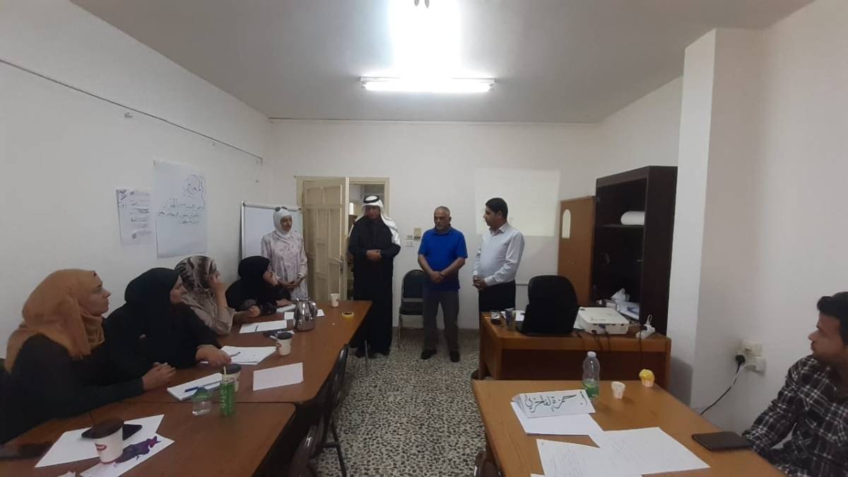 الشرفات يتفقد دورة المعلمين الجدد
