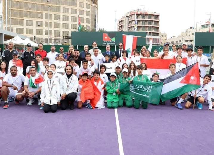 ختام بطولة غرب آسيا للتنس تحت 12سنة