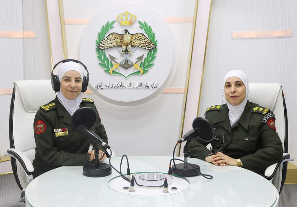 اذاعة الجيش العربي تستضيف المقدم المهندسة انتصار الكساسبة
