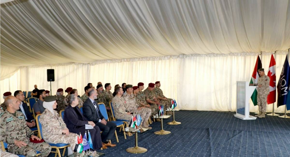 القوات المسلحة تدشن مشروعاً بالتعاون مع المنظمة الدولية للهجرة والسفارة الكندية