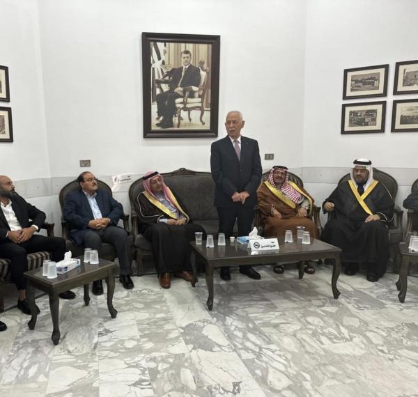 مندوبا عن الملك وولي العهد .. العيسوي يعزي عشيرة الفلاحات