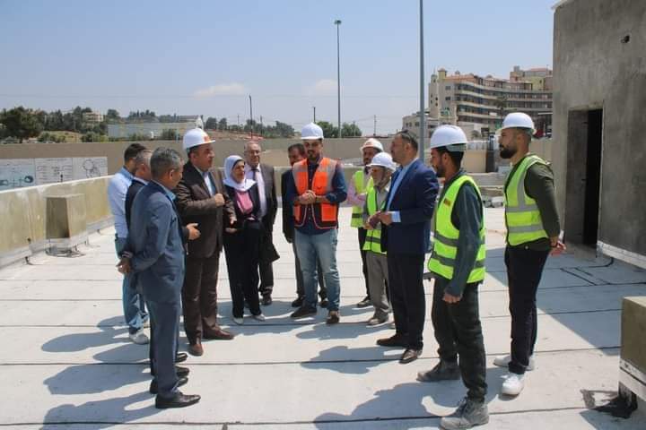 العواملة يتفقد مشروع إنشاء مدرسة الصوانية في السلط