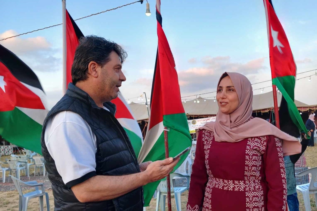 السيدة ليندا العودات، قصة نجاح ريفية من مدينة اربد في مشروع  (منتجات الموسم)