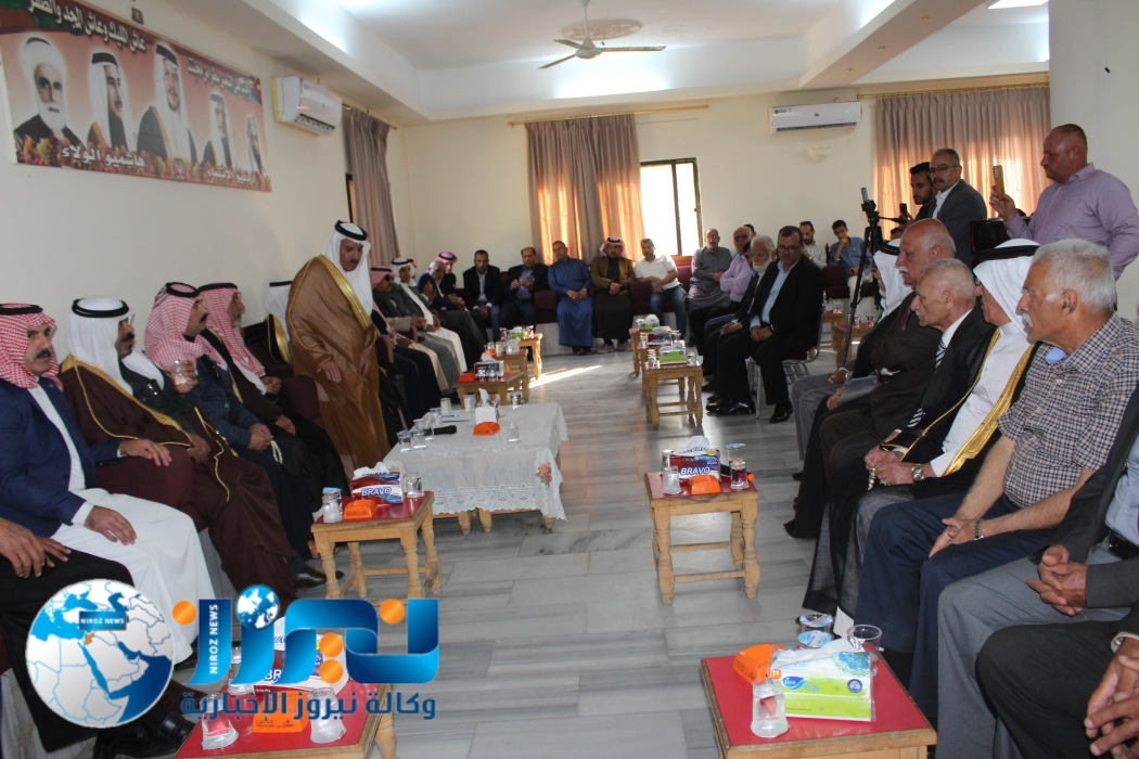 الشيخ زيد الزهير يترأس جاهة عشائرية إلى عشيرة الفريحات  صور وفيديو