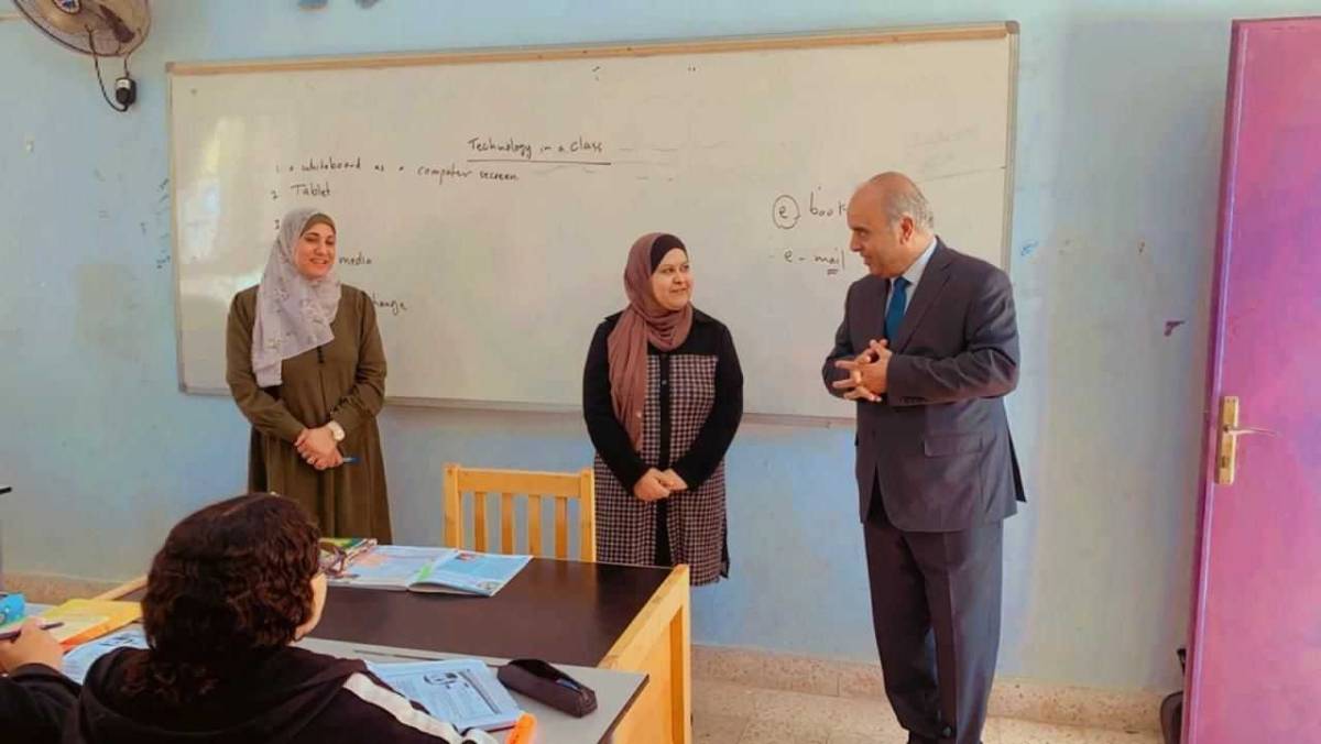 وزير التربية يزور عددا من مدارس تربية لواء وادي السير
