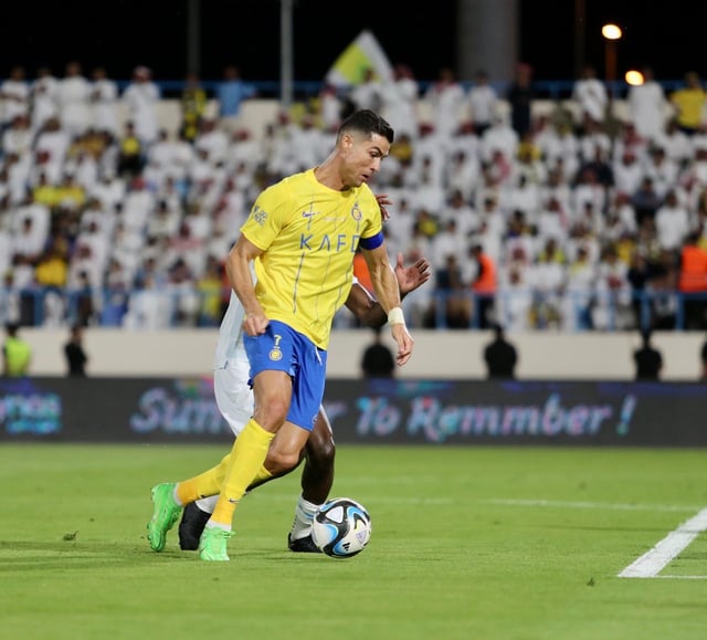 فوز النصر على الأخدود في الدوري السعودي