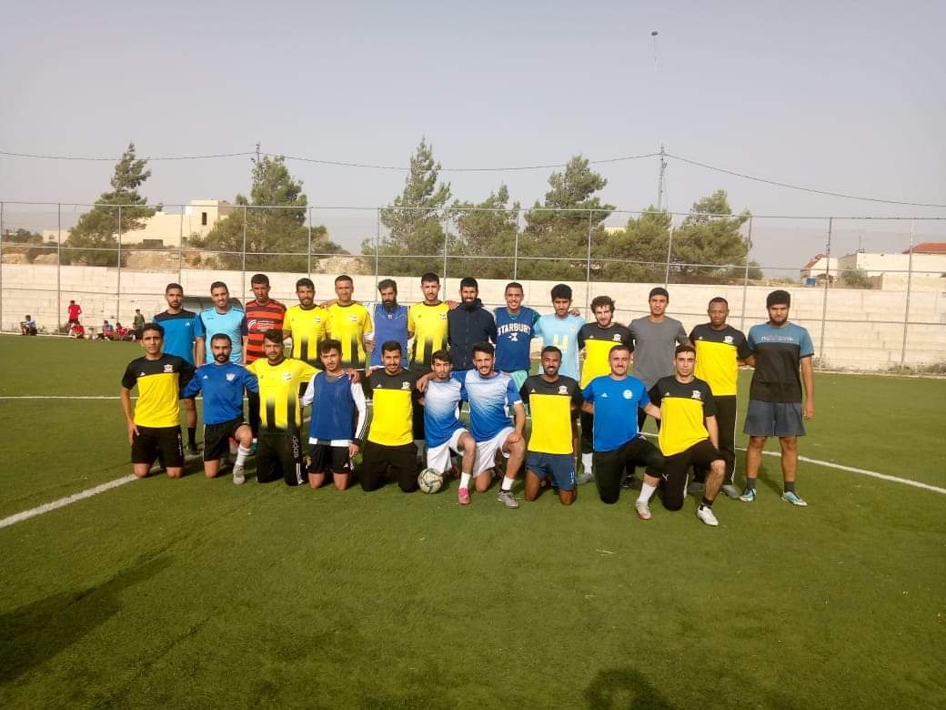 مباراة ودية بين فريقي الموقر وشباب حسبان