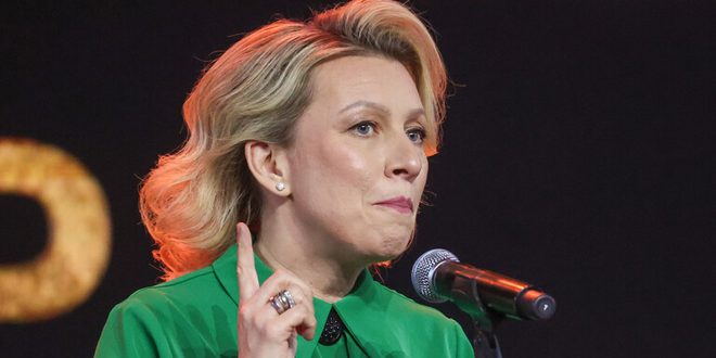 زاخاروفا: جميع المتورطين في الهجمات الإرهابية على أراضي روسيا سينالون عقابهم